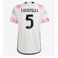Juventus Manuel Locatelli #5 Bortatröja 2023-24 Korta ärmar